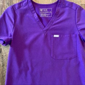 Figs Scrub Set- Ultraviolet XS/ XS tall